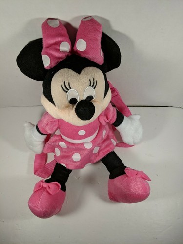 Disney Minnie Mouse Kids Backpack Purse 15x 15 Plush Toy (New) - Picture 6 of 7