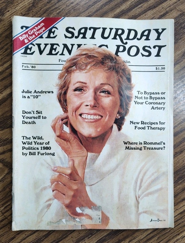 The Saturday Evening Post February 1980 Julie Andrews and Wild Year of Politics