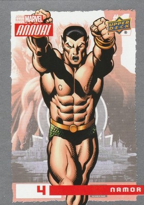 2016 Upper Deck Marvel Annual Base Card 4 Namor