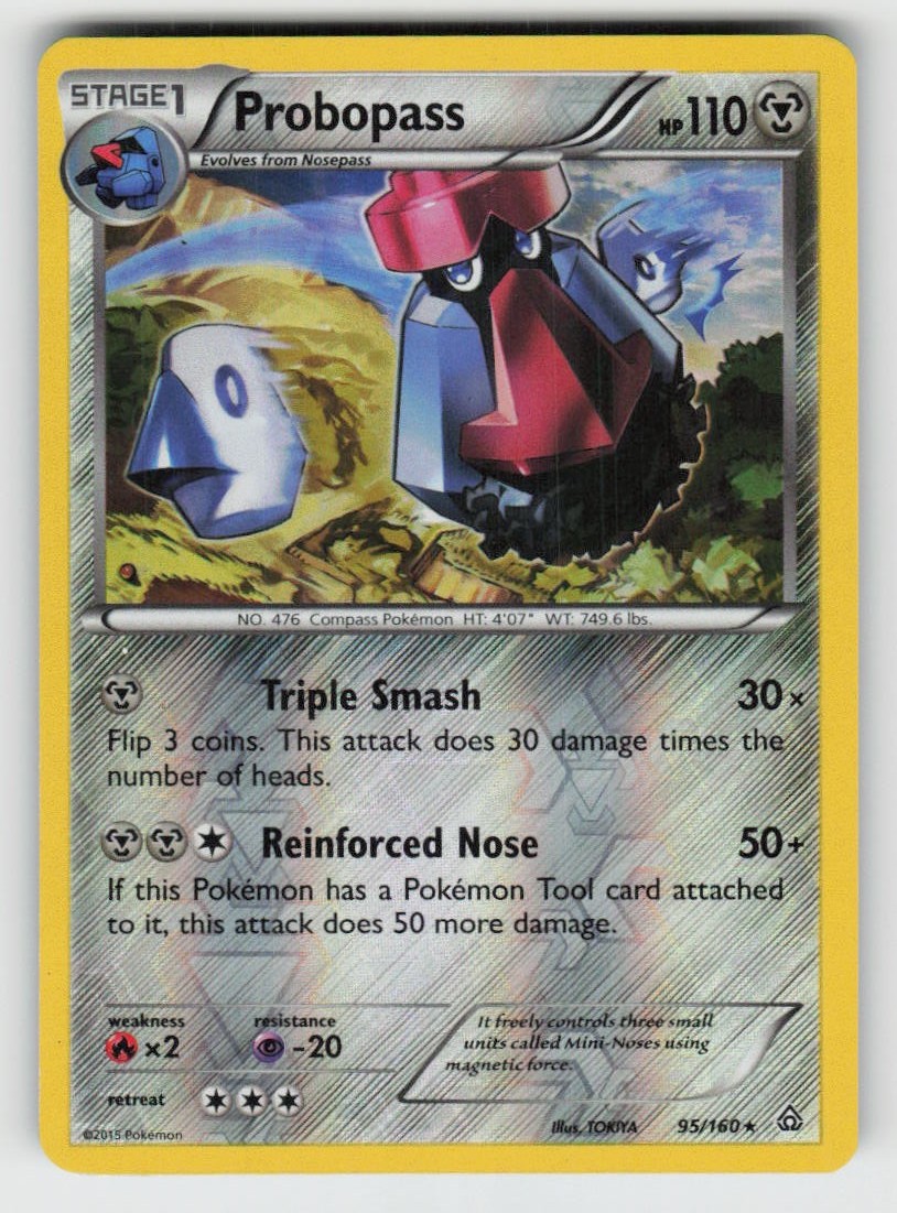Reverse Holo Probopass 95/160 Rare Primal Clash Near Mint