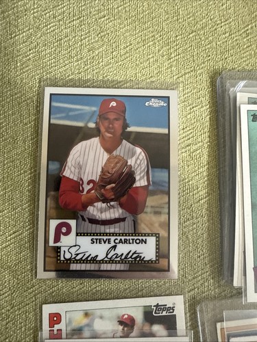 Steve Carlton Lot 60 Karten Philadelphia Phillies. White Sox. Cardinals. - Bild 17 von 18