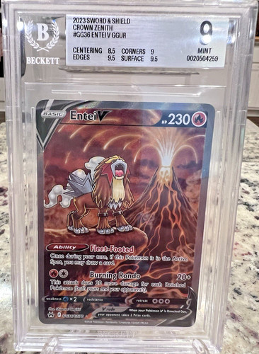 Entei V graded BGS 9 for sale on eBay