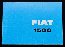 Fiat 1500 Sedan Circa 1964 A4 8s German Brochure Brochure 1229