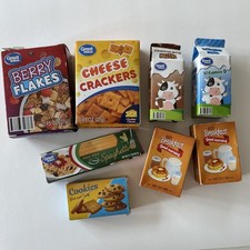 Pretend Play Grocery Items Designed For Imaginative Play Boxes Cereal Milk