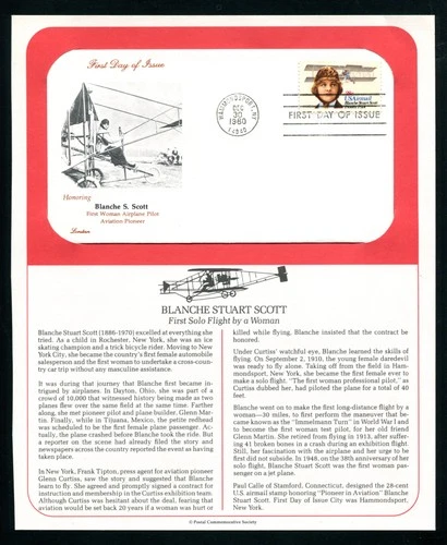 Sc. C99 Blanche Stuart Scott FDC - Lorstan