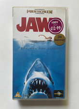 JAWS Original Widescreen Digitally Remastered Edition VHS PAL UK Video VGC Rare