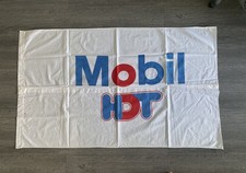 1985 PETER BROCK MOBIL HDT CLOTH POLE FLAG GENUINE HDT SUPER RARE