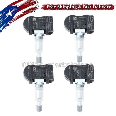 4x TPMS Tire Pressure Sensor 52933-2J100 For Kia Rio Hyundai Accent Genesis
