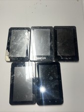 Lot of 5 Assorted As Is Android 7  tablets
