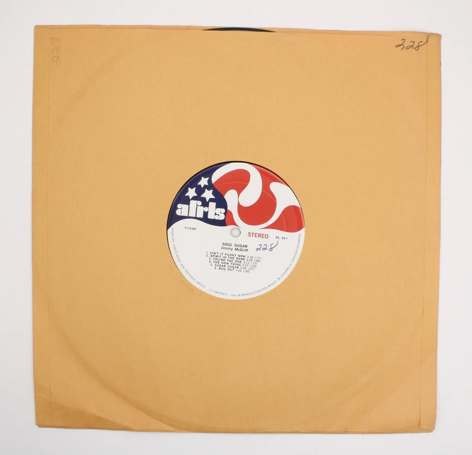 AFRTS Jimmy McGriff Soul Sugar Tom Rush Classic Rush Armed Forces Transcription - Image 2 of 4