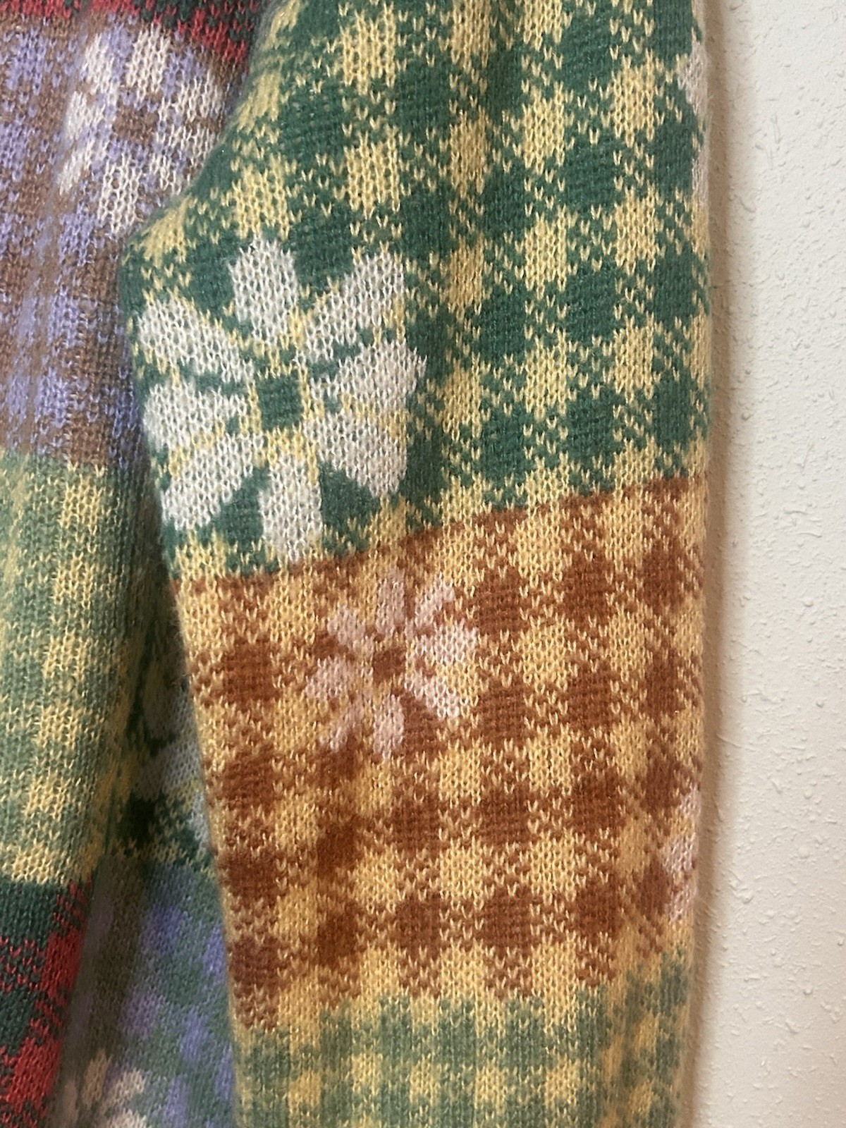 The Ragged Priest Multicolor Patchwork Dolly Knit… - image 3