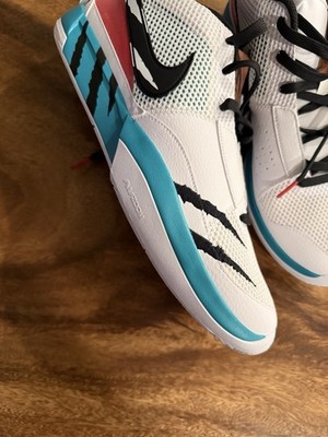 Nike Ja 1 Reverse Scratch White Blue Basketball Shoes! Size: 13