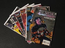 Lot of 5 THE PUNISHER MARVEL EDGE Comic Books 1 3 5 6 7 9 Bag + Board