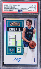 2020-21 Panini Contenders Rookie Ticket LaMelo Ball #125 Premium Edition PSA 10