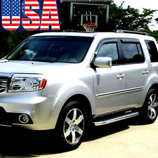 For Honda Pilot 2009 2010 2011 2012-2015 Vent Window Visor Rain Guards Sun Shade For Honda Pilot 2009 2010 2011 2012-2015 Vent Window Visor Rain Guards Sun Shade