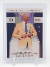 DREW PEARSON 2021 NATIONAL TREASURES TREASURED MOMENTS #TM-DP /99 COWBOYS Q5194