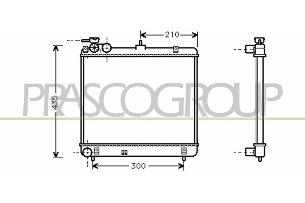 Prasco KüHler WasserküHler MotorküHler FüR Hyundai Atos 1.0I-image