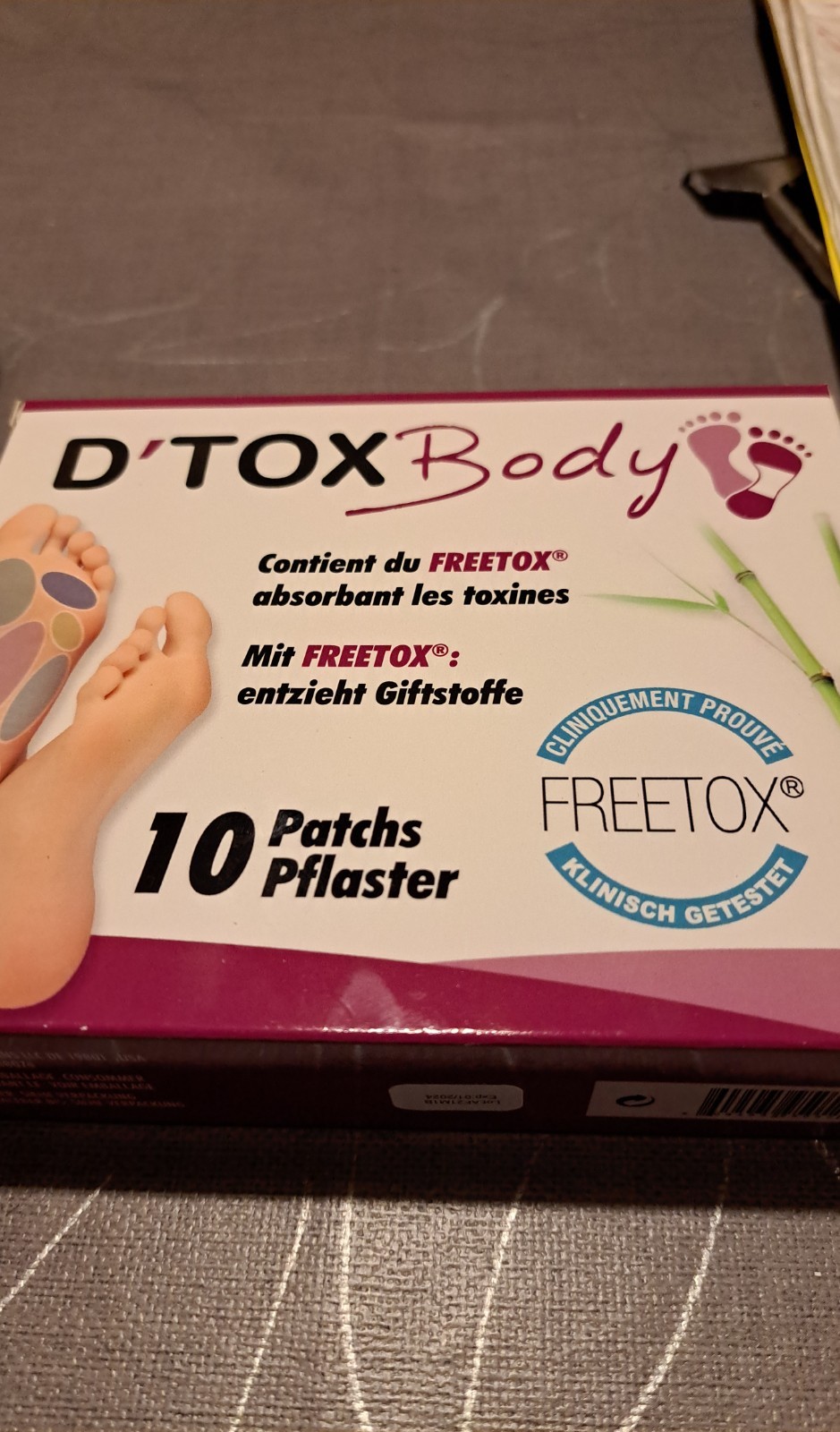 4 Packungen DETOX Body Entgiftungspflaster