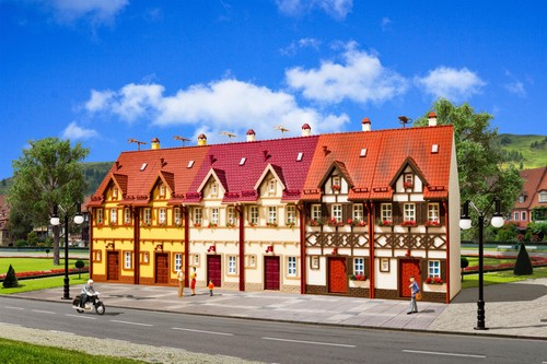 Vollmer H0 44844 Casa adosada, amarillo | Zustand: Neu