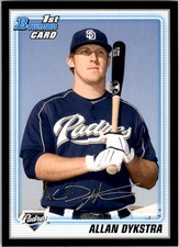2010 Bowman Prospects Black #BP44 Allan Dykstra - BB