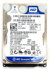 Western Digital Scorpio Blue 160GB 2.5-Inch SATA HDD - (A74)