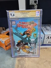 AMAZING SPIDER-MAN #42 ALEX SAVIUK Signed & Sketched  WOLVERINE 9.8 CGC 🕷️✍🏼🔥