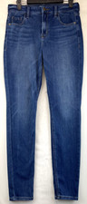Old Navy Rockstar Super Skinny Jeans Womens 4 Blue High Rise 24/7 Sculpt 6414 