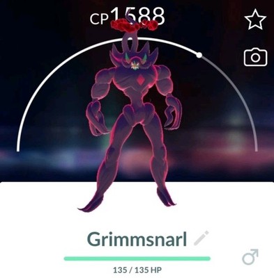 Pokemon Go/GMAX GRIMMSNARL/Registriert Oder Unregistriert Tr@de Verfügbar 