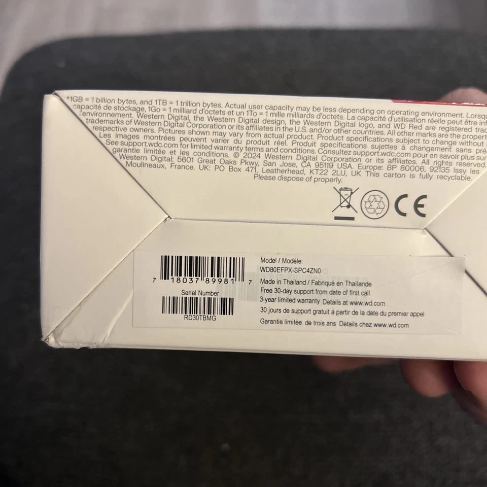 Western Digital WD Red Plus 8 TB 3,5" SATA III Interne Festplatte... - Bild 3 von 3