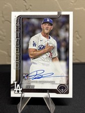 2025 Topps Ben Casparius Real One Auto RC Rookie #384 Dodgers