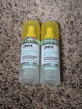 2 Pack ONYX Professional Coconut Bliss Hydrating Body Shimmer Mist Coconut Oil