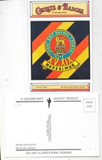 GB Crests and Badges of the Armed Forces Postcard as per scan (115a)