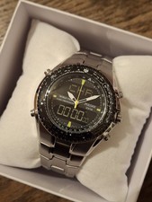 Pulsar World Time Alarm Chronograph - Analogico Digitale NX14-X001 Cinturino Acciaio Inox