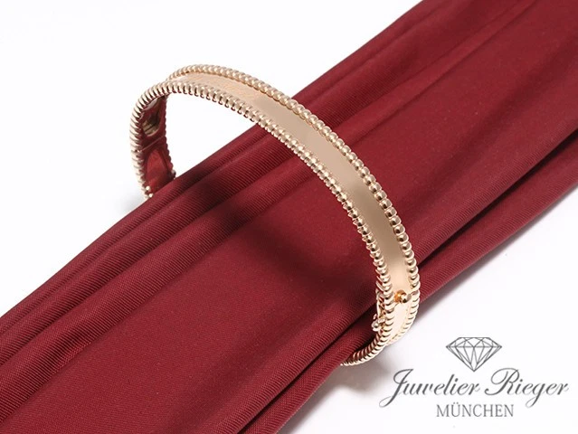 Van Cleef & Arpels Armreif Perlee Signature Rosegold 750 Gr M Gold 2018 Armband - Bild 2 von 4