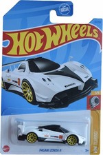 HOT WHEELS 72/250 HW TURBO 1/5 PAGANI ZONDA R (white)