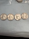 1964-60-59 And 54 90% Silver Washington Quarters Lot Of 4￼