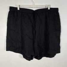 New Forever New Womens Becca Curve 100% Linen Hot Pants Shorts Size 20 NWT JP270