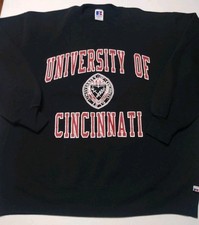 Men's XXL Vintage Russell Athletic Crewneck Sweatshirt University Of Cincinnati