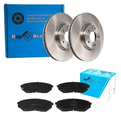 RAP BRAKES BREMSENSET 321mm VORNE passend für KIA SORENTO 3 UM 2WD + 4WD