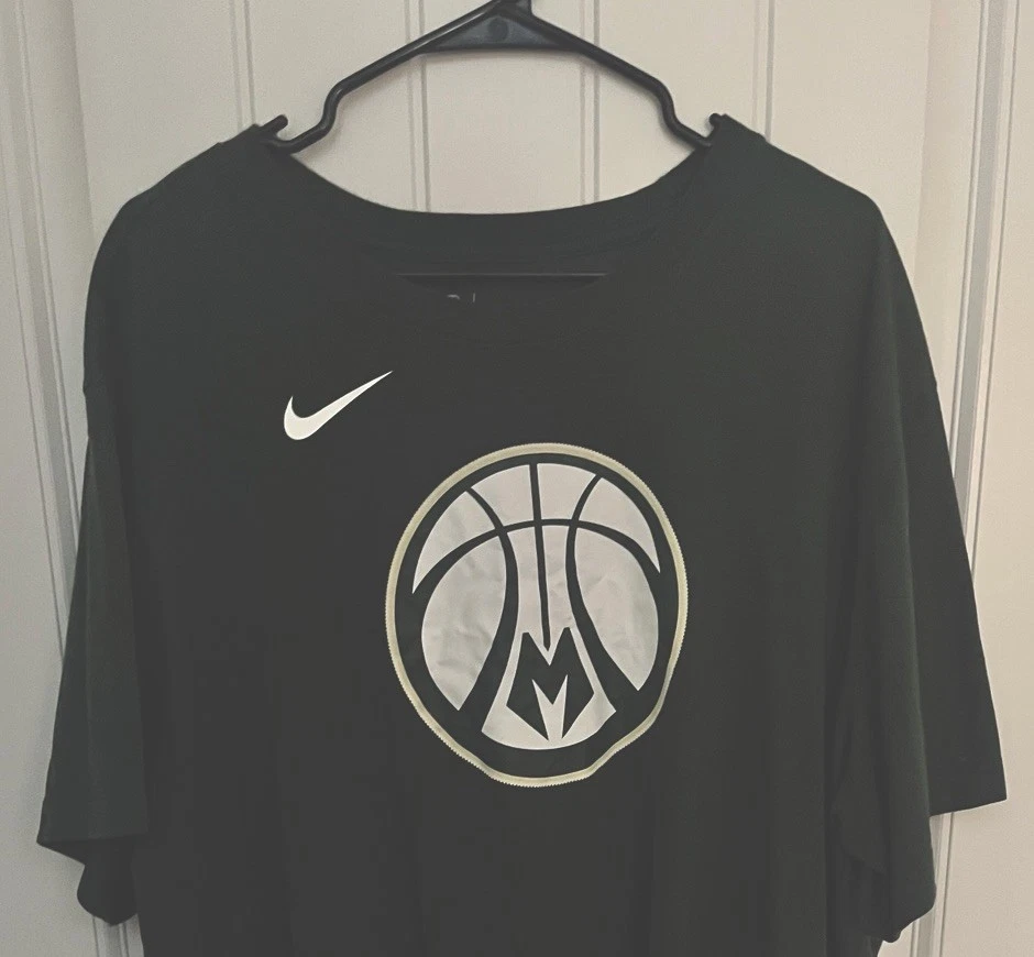 Milwaukee Bucks T-Shirt Nike Official Box T-Shirt, Nba T-Shirt Triple Xl Men’s - Image 2 of 3