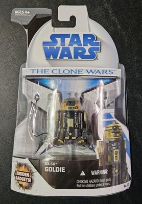 Star Wars The Clone Wars #23 R3-S6 Goldie Action Figure New MOC 2008