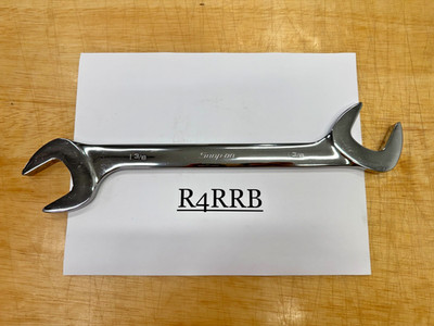 Snap-on Tools USA NEW 1-3/8'' SAE 4 Way Open-End Angle Head Chrome Wrench VS44B