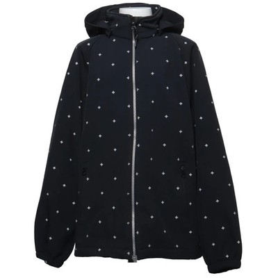 Playtech by Name It, Regenjacke, Unisex (Kinder), Größe: 152, Schwarz/Weiß #b1D
