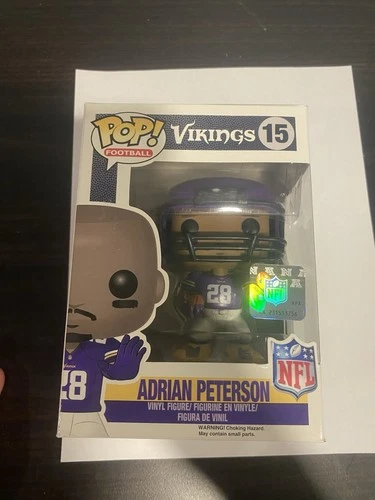 Funko Pop Adrian Peterson Minnesota Vikings #15 NFL Collectible Figure