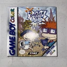 Rugrats in Paris CIB w/ Poster Nintendo Game Boy Color Complete Near Mint GBC