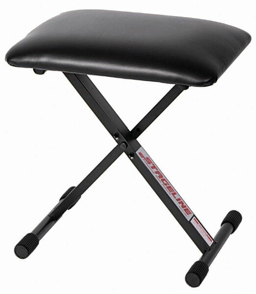 Регулируемое мягкое сиденье для клавиатуры Stageline KB40 X-Type с мягкой обивкой