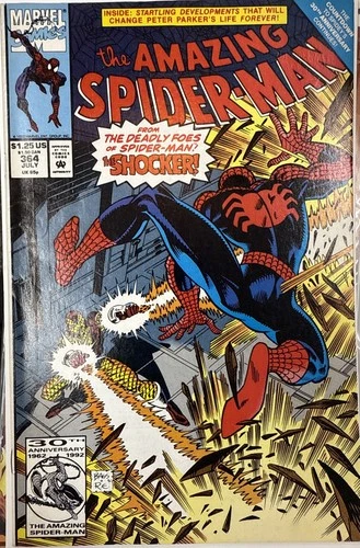 AMAZING SPIDER-MAN #364 DIRECT VF (JULY 1992)