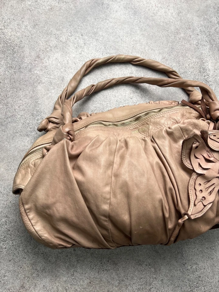 caterina lucchi vintage leather faded butterfly bag - Image 2 of 4