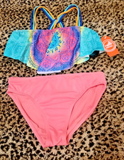 Wonder Nation Swimsuit Set Size L 10-12 
