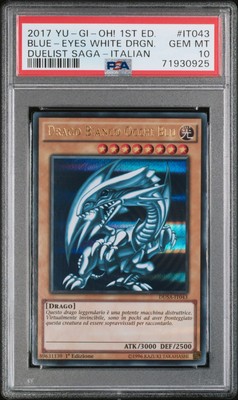 2017 YU-GI-OH! DUELIST SAGA 1ST ED-ITALIAN #IT043 BLUE-EYES WHITE